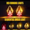 2PCS Motorcycle Led Turn Signal Indicator Amber Lights Lamp Universal Sequential