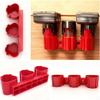 Durability Tool and Battery Holder Wall Mount Organizers with Screws for 12V Tool Batteries Easy Workshop Installation
