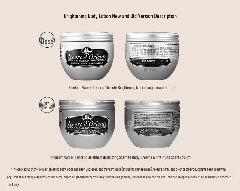 Tesori D'oriente Nourishing Body Cream