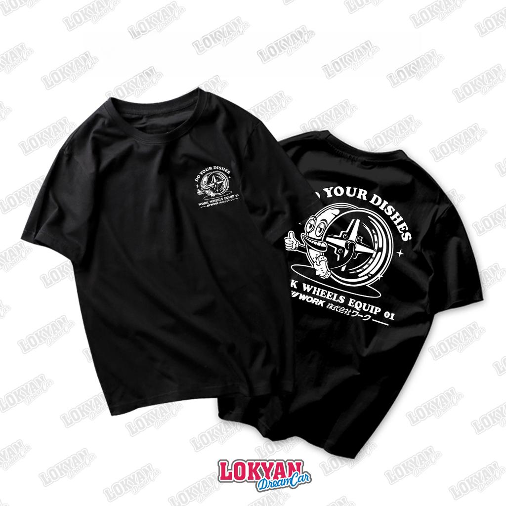 Keeping Wheels Snail Wheels Fun Cartoon Printed Short Sleeve Motorcycle Graphics Breathable Sweat Absorbent Men's T-shirt