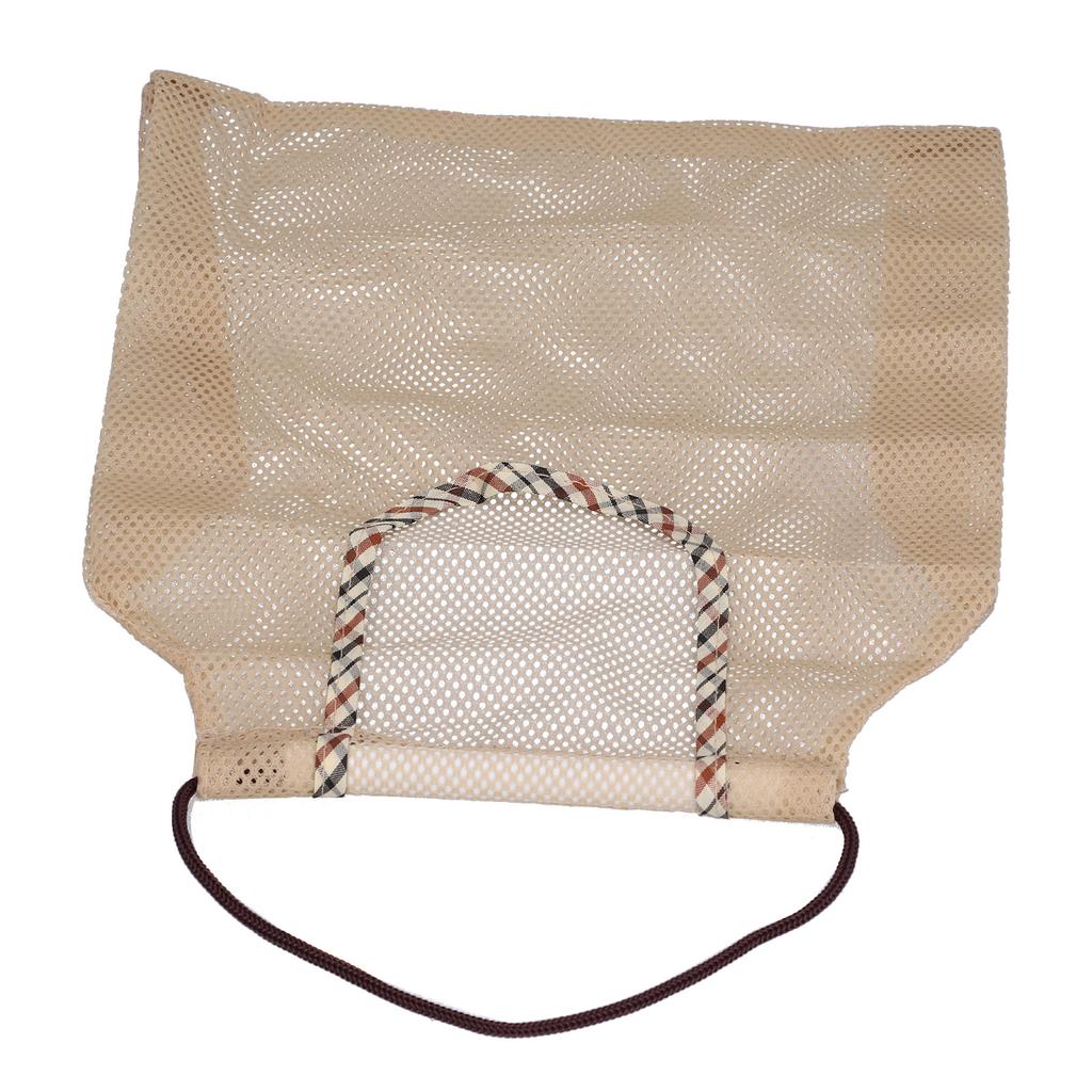 Woven Mesh Bag Cotton Mesh Shopping Bag Reusable Mesh String Fruit Tote Bag Fashion Portable Beach