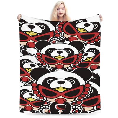 Super Warm Blanket Kids Airplane Travel H-Hysteric-s M-Mini Throw Blanket Flannel Bedspread For Living Room Funny Sofa Bed Cover