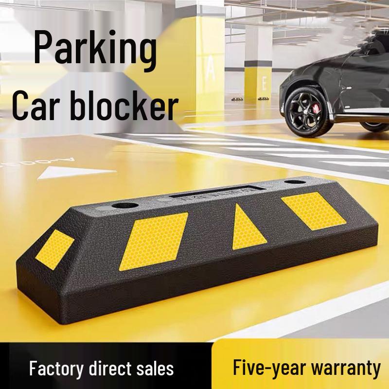 Rubber-Plastic Parking Space Limiter and Speed Bump