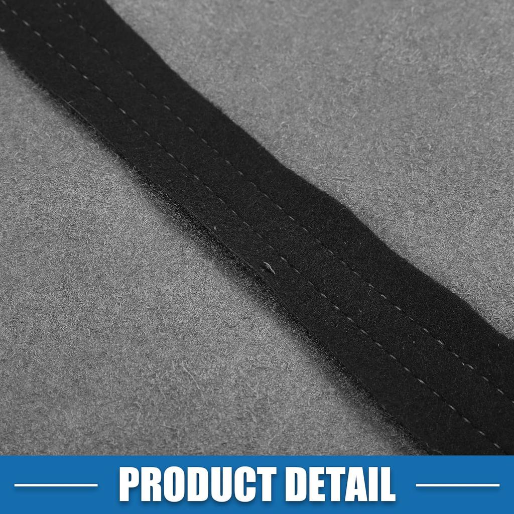 Car Front Door Panel Armrest Cover Interior Door Trims for Honda Accord 2008-2012 Black 1 Pair