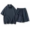 Plus Size Men's Casual And Versatile Men's Sports Two-piece Set