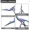 Retro Storch Nähschere Stickerei Augenbrauen Scrapbooking Schreibwaren Schere Kleine Diy Handwerk Handarbeiten Stich Schneiderschere