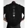 European Size Men's Space-Themed T-Shirt - Loose Fit Crew Neck with Sun, Moon & Stars Print | Solar System Astronaut | Casual Streetwear