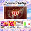 Monaco FC Diamond Painting Kit 5D Full Drill DIY Diamond Mosaic Wall Art Home Decor
