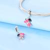Copper Pink Lipstick Pulley Balloon Bike Butterfly Charm Pendant Fits Genuine Bracelet DoItYourself Jewellery
