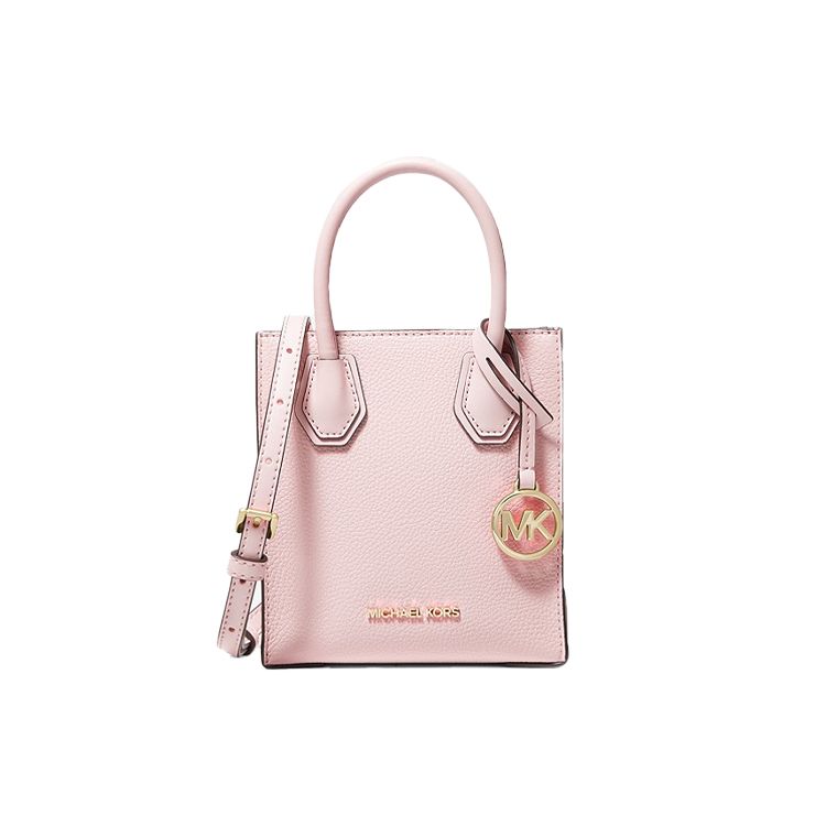 Michael Kors Borsa a fisarmonica Mk Mercer Classic Vintage Monocolore da pendolare Borsa a spalla da donna Rosa 35S1GM9T0L-648