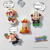 Creative Refrigerator 3d Creative Cartoon Magnetic  Journey To The West Resin Tourism Souvenir Cute Sticker