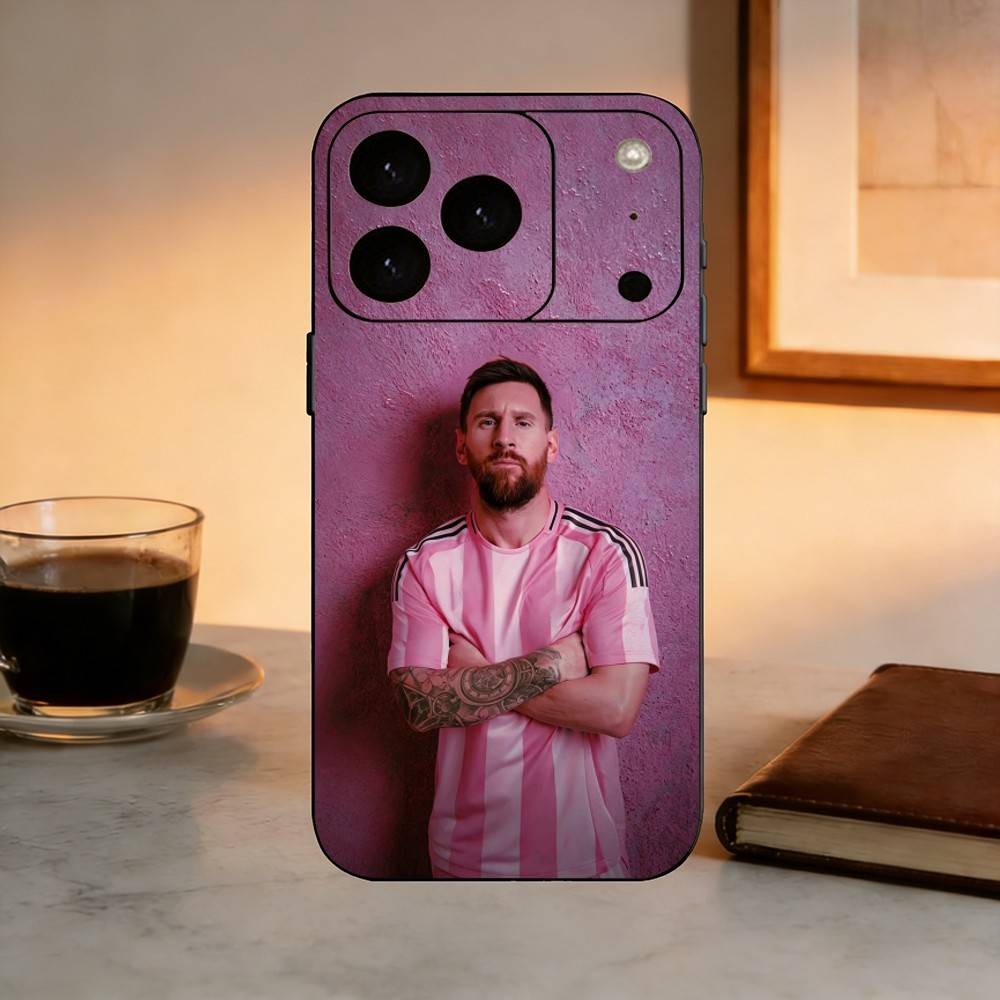 F-Football Leo M-essi LIONEL -L Phone Case For iPhone 17, 16,15,14,13,12,11 Plus,Pro Max, Others Soft Black Cover