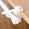Ipetboom 4-Piece Curtain Pole Holder/Wardrobe Rod Bracket, Ceiling Mounting Bracket for Curtain Rods, No Drill Required. ABS White Wardrobe Rod Holder