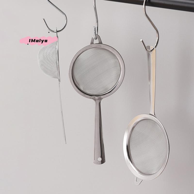 1Pc Stainless Steel Matcha Sifter Fine Mesh Tea Strainer Rust-Proof Easy Cleaning Small Food Sifter for Kitchen
