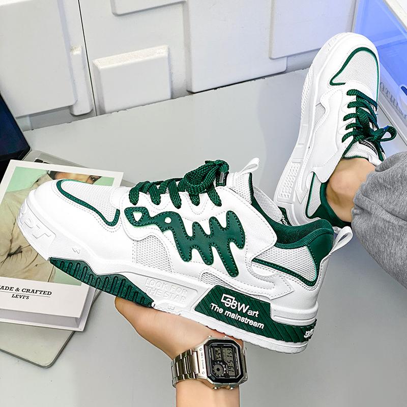 Autumn heightening sports and leisure little white board shoes thick-soled inner heightening dad shoes