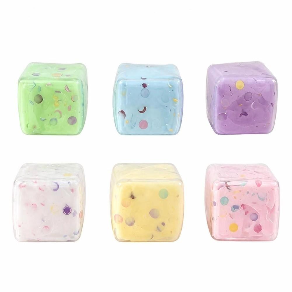 Sound Effects Squeezed Cube 5cm TPR Fidget Toy Kids Toy Handmade Ball Children's Gifts