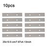 Floor Tiles Blades Scraper Glass Glue Stains 10pcs 7.87x4.13inch ABS Ceramic Tiles Cleaning Scraper Decoration Pollution Metal