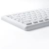 Sanwa Supply SKB-BS7W Keyboard, White, Wired USB Connection, Waterproof and Dustproof