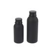 40Ml-250Ml Black Frosted Aluminum Bottle With Cap Perfume Lotion Cosmetic Toner Water Bottle Travel Protable Refillable Bottle