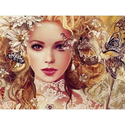 Pittura Diamante 5D Completa Fai da Te Cartone Animato Bella Donna Ricamo Punto Croce Decorazione Casa Regalo Fatto a Mano