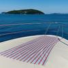 Red and Blue Stripes Quick Drying Bath Towel Microfiber beach towel light weight swimming camping yoga beach out