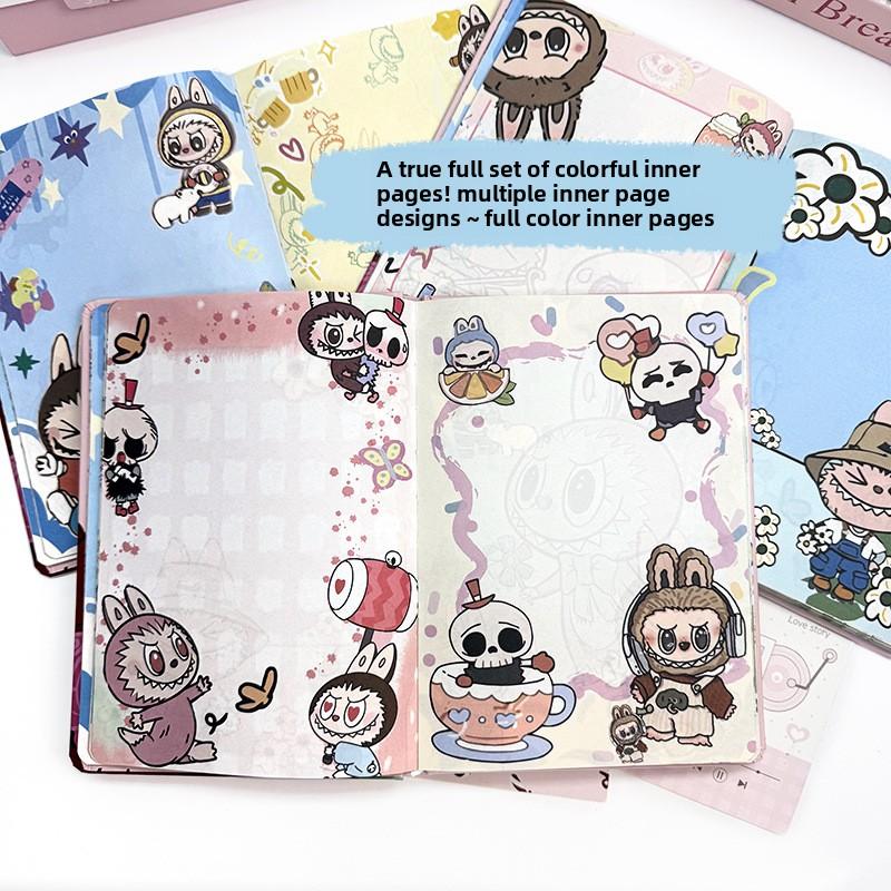 Daisy Labub A5 Notebook High-value Cartoon Horizontal Line Book Cartoon Hand Account Book Student Super Thick Notepad