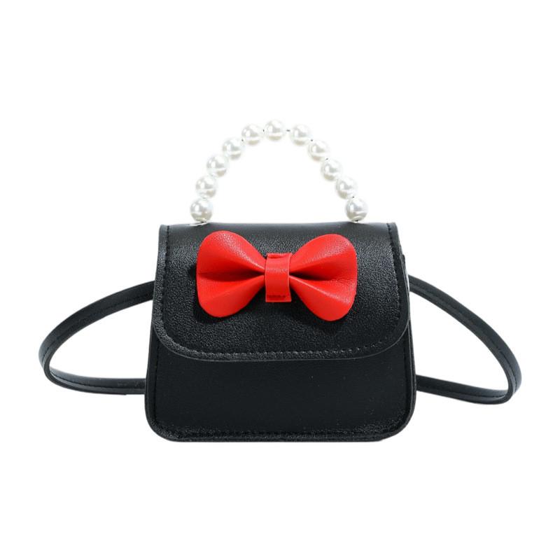 Cute Sweet Style Butterfly Knot Single Shoulder Bag With Magnetic Closure For Daily Use