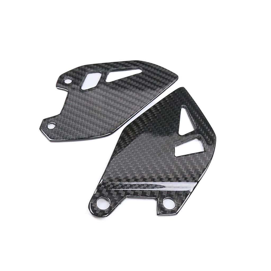For KAWASAKI ZH2 Z H2 2020 2021 2022 2023 Motorcycle Accessories Heel Guard Rear Footrest Wing Plate 3K Pure Dry Carbon Fiber