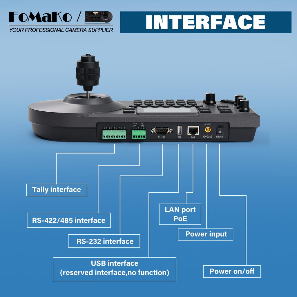 FoMaKo BH430 2*FMK30SDI 30x SDI HDMI PTZ Camera Kit 1pc PTZ Camera Joystick Controller 1pc Video Mixer Switcher for Church