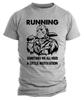Running Motivation Horror Movie Chase T Shirt Mens Womens Tees Top Funny Jason Halloween Costume