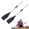 2PCS Heavy Duty Paddles Kayak for Inflatable Kayaks Aluminium Alloy  Lightweight Boat Paddles for Adults