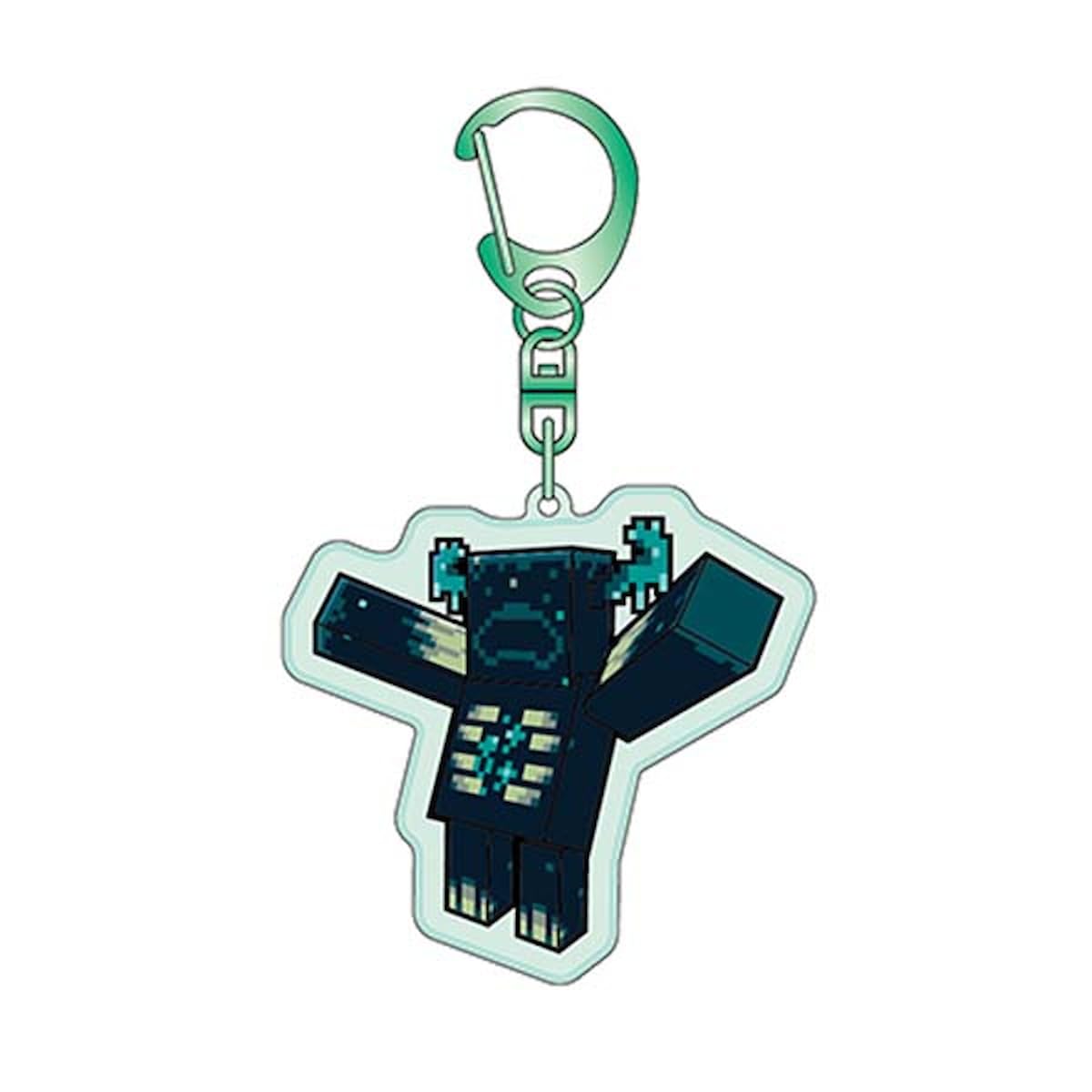 K Company Minecraft Puffy Keychain Warden MCT-PU-WD H72×W40×D10mm