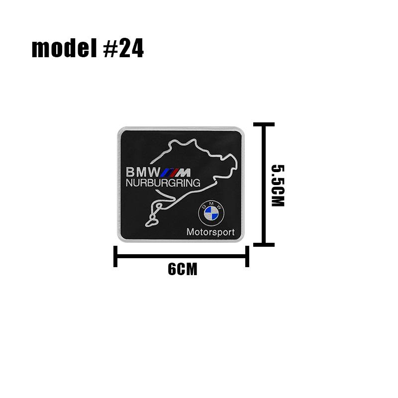 Zinc Alloy Styling Car Body Trunk Emblem Sticker Accessories For BMW E46 E90 E60 F30 F10 E39 E36 E87 F20 E90 E70 M3 M5 M6 G20 Z3 AQ3