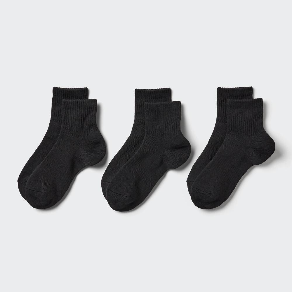 Uniqlo Japan Regular Socks  3 Pair Set  Rib Pile