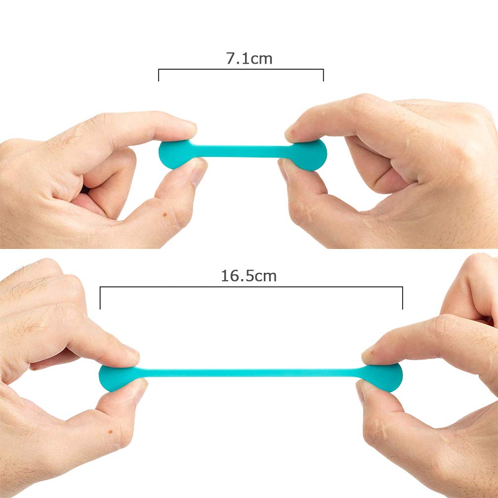 Cable New Magnetic Cord Magnetic Cord Cable 5 By MAVEEK Clips, 10-Pack, Multi-Purpose Clips, Clips, Clips, Winder, Earphone/USB Storage, Colors,