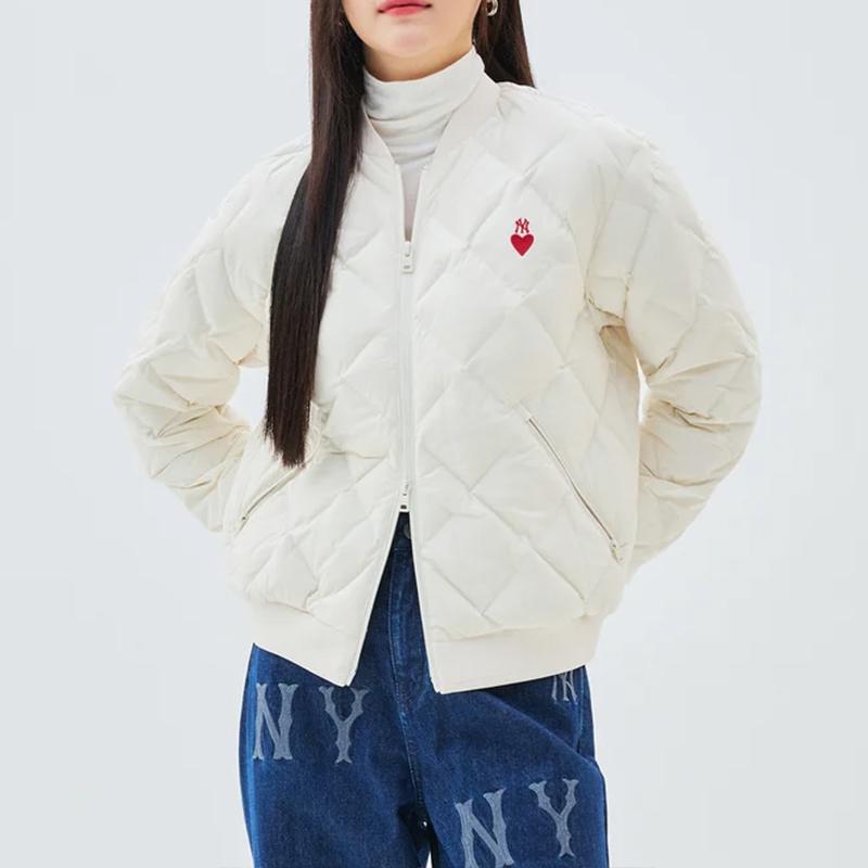 New MLB Jackets Women's Ecru 3FDJH0236-50CRD