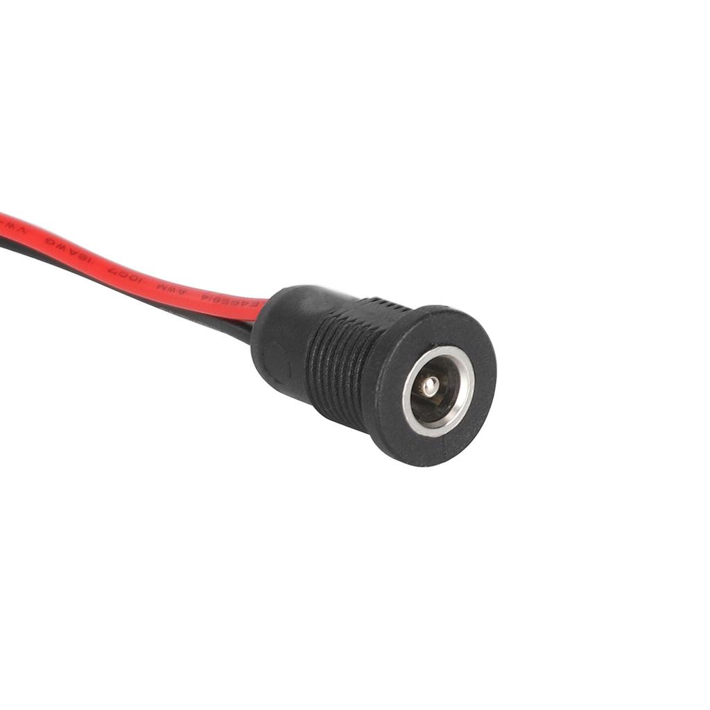 Ladebuchse für Elektroroller, DC5.5x2.1mm, Buchsenbuchse, wasserdichter Stecker zur Stromplattenmontage mit Kabel