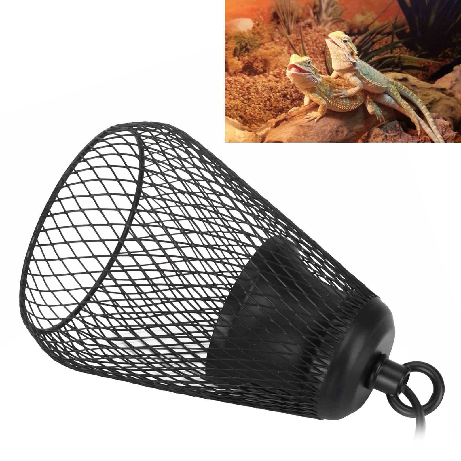 E27 Reptiel Anti-Verbranding Lampenkap Verwarmingslamp Beschermer Ophangbare Zonnebanklamp of