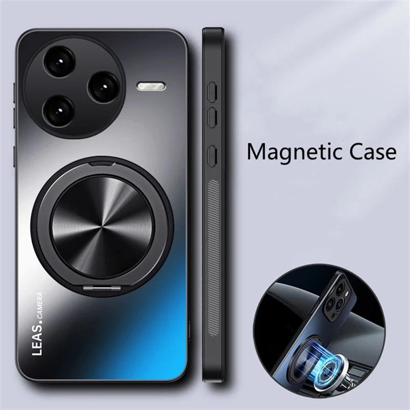 Ματ Μαγνητική Θήκη POCO F7 Ultra Αντικραδασμική Σκληρή Θήκη με Προφυλακτήρα Στήριγμα Κάλυμμα Θήκες για POCO F7 Ultra F7Pro Κέλυφος