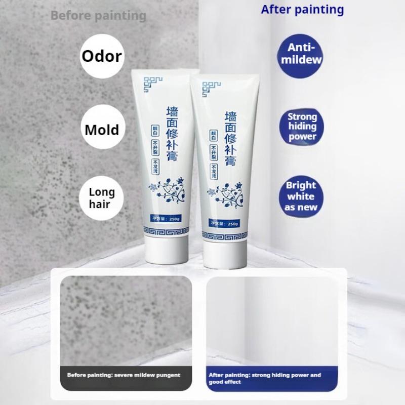 2pcs500g Wall Repair Paste for Restoration Indoor Decoration Odor Removal and Environmental Protection Tubular Wall Repair Paste