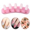 1 Set Abnehmbarer Übungs-Nailart-Trainingshalter-Ständer   100 Stück Übungs-Nageltips Rosa