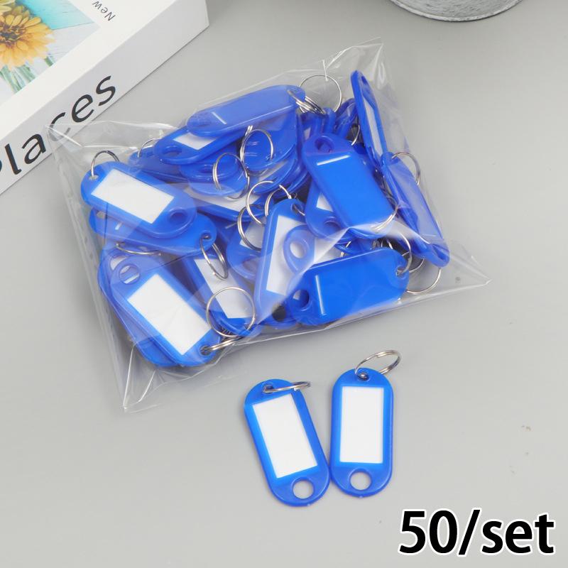 

50 Pcs/Set Keys Tags Keys Chain-Id Tags Identifiers Keys Labels With Split Ring 1