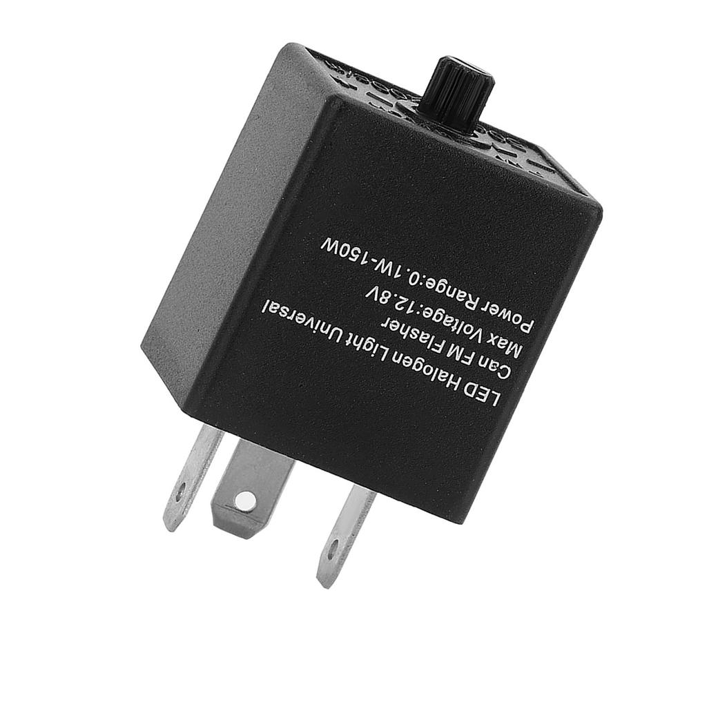 12V 3?PIN Adjustable LED Flasher Relay Turn Signal Light Blinker For Automotive Motorcycle