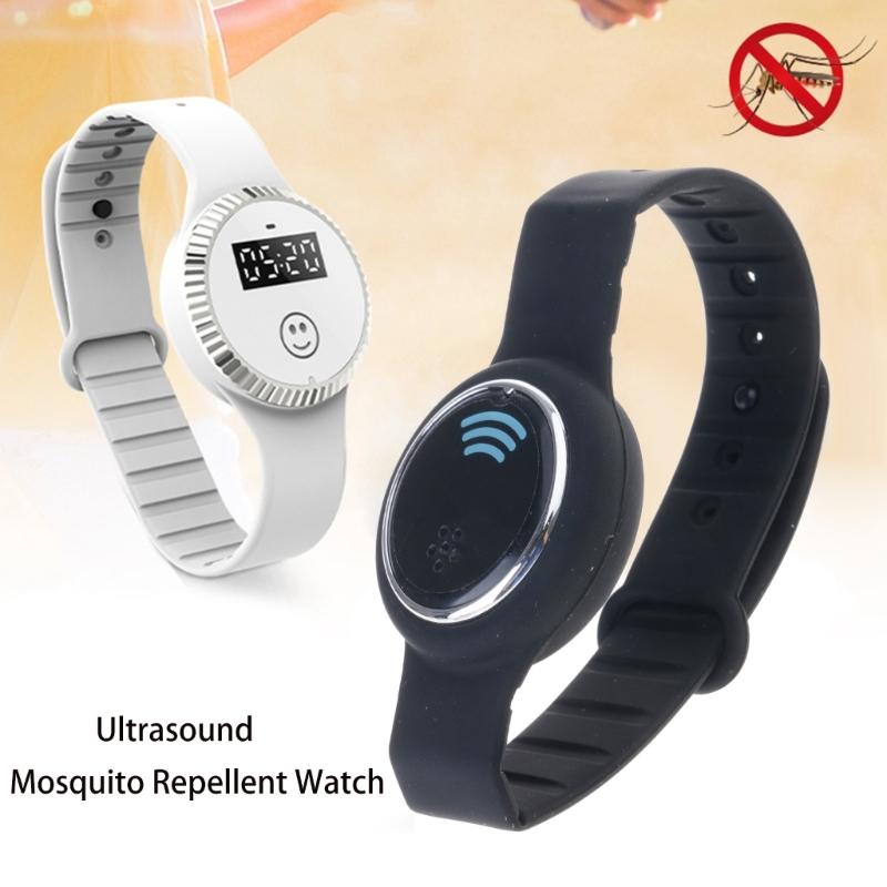 Q10 Ultrasonic Mosquito Repellent Bracelet Kids Adult Pregnant Women Outdoor Waterproof Silicone for Smart Repeller Watc