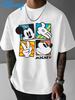 2025 Unisex Couple Disney Mickey Mouse Series T Shirt Men Summer Cotton Women Tee Tops Acation Travel Birthday Gift Oversized