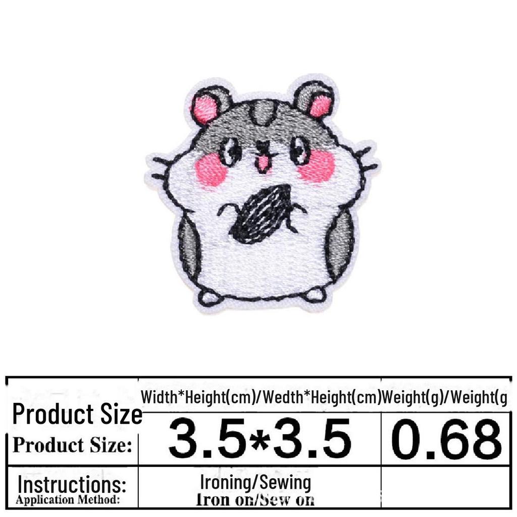 Children's Animal Embroidery Patches for Clothing Decoration