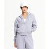 Nbmde4w902 Women Essential Brushed Hoodie Zip Up  Purple 