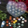 3D Nail Art Mold Silicone Nail Art Cabochon Decortive Mold Nail Art Making Tools Silicone Carved Mold Template Moulds