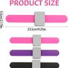 1pc Magnetic Pin Cushion Wristband, 3 Colors Wrist Sewing Pincushion Strap, Magnetic Pin Holder Wristband for Sewing Accessory Braiding Hair Styling