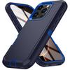 Shockproof Defender Armor Phone Case for iPhone 17 Air 13 12 14 15 16 Pro Max Plus Camera Protection Shockproof Kickstand Cover